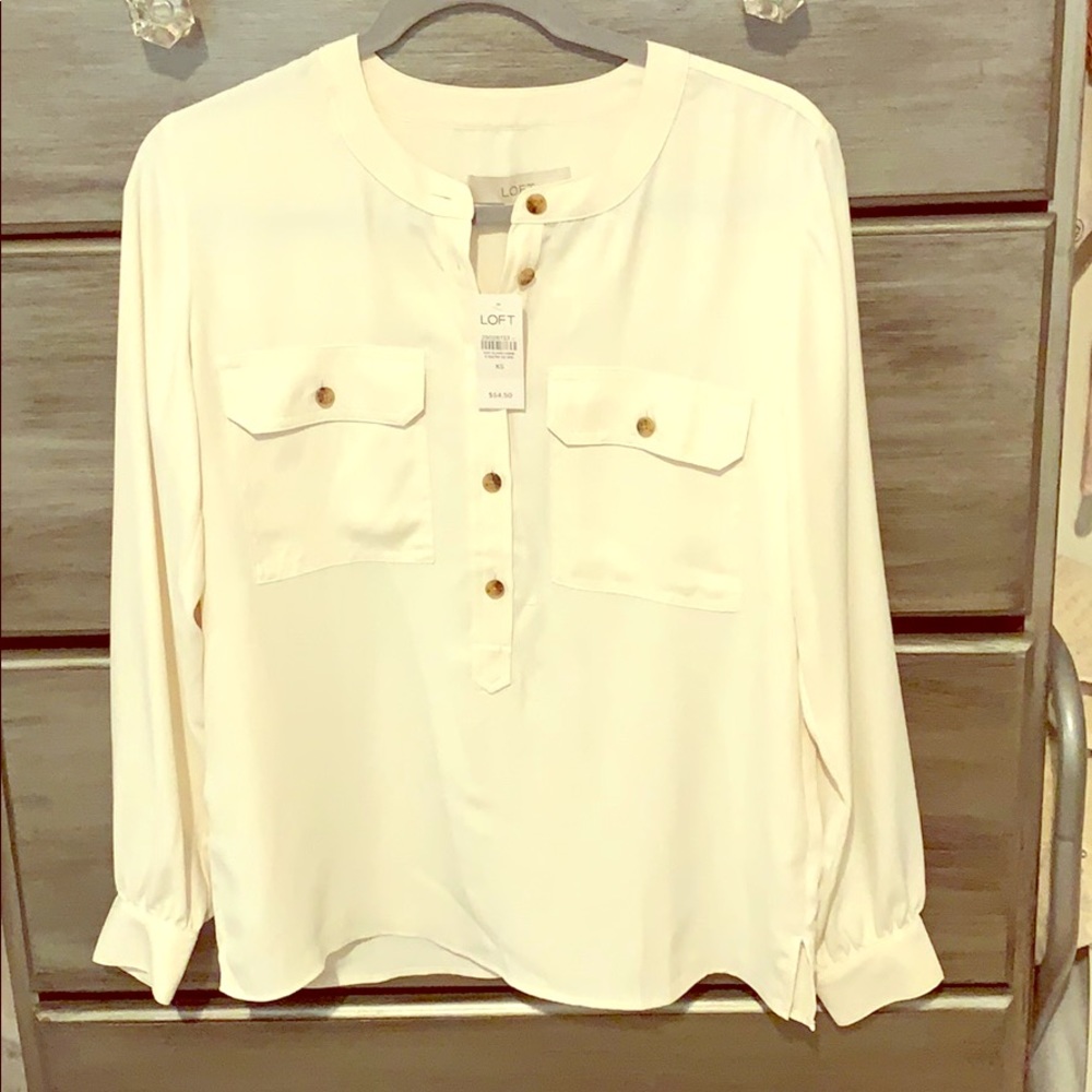Loft silky top